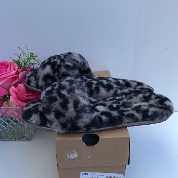 UGG Fluff Slide II Leopard - Picture 6 of 7